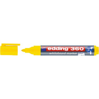 Маркер для белых досок edding 360, круглый наконечник, 1.5-3 мм Желтый