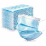 Маски одноразовые КОМПЛЕКТ 50 шт. медицинские 3-х слойные голубые (фильтр мельтблаун) SENSE, короб по низкой цене оптом Маски одноразовые КОМПЛЕКТ 50 шт. медицинские 3-х слойные голубые (фильтр мельтблаун) SENSE, короб по низкой цене оптом