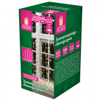 Электрогирлянда-занавес комнатная "Штора" 3х3м, 300LED, тёплый белый, USB, ЗОЛОТАЯ СКАЗКА, 592556