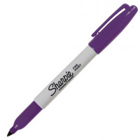 Маркер перманентный ФИОЛЕТОВЫЙ SHARPIE "Fine", круглый наконечник, 1 мм, 2025034
