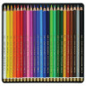 Карандаши цветные художественные KOH-I-NOOR "Polycolor", 24 цвета, 3,8 мм, металлическая коробка, 3824024002PL по низкой цене оптом 