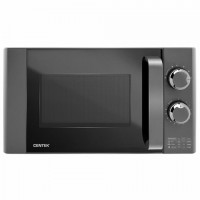 Микроволновая печь CENTEK CT-1573, объем 20 л, мощность 700 Вт, механическое управление, черная