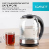 Чайник SCARLETT SC-EK27G10, 1,8л, 1800Вт, закрытый нагревательный элемент, стекло, че по низкой цене оптом 