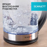 Чайник SCARLETT SC-EK27G10, 1,8л, 1800Вт, закрытый нагревательный элемент, стекло, че по низкой цене оптом 