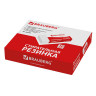 Ластик большой BRAUBERG "Office 20", 60х20х11 мм, белый, прямоугольный, картонный держатель, 221038 по низкой цене оптом 